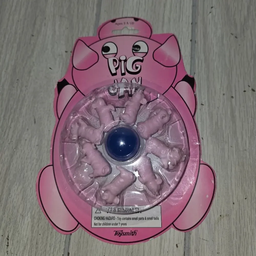Vtg 2004 Pig Jax Game New In Box Pink Little Piggies Hours Of Fun Kids Toys